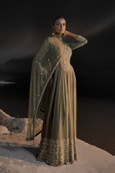 Eternal Green Anarkali