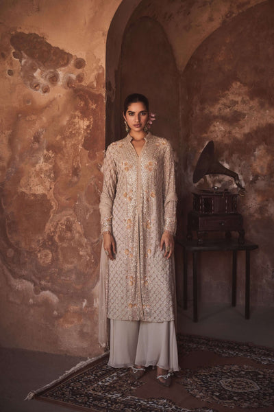 Pastel Beige Kurta Set