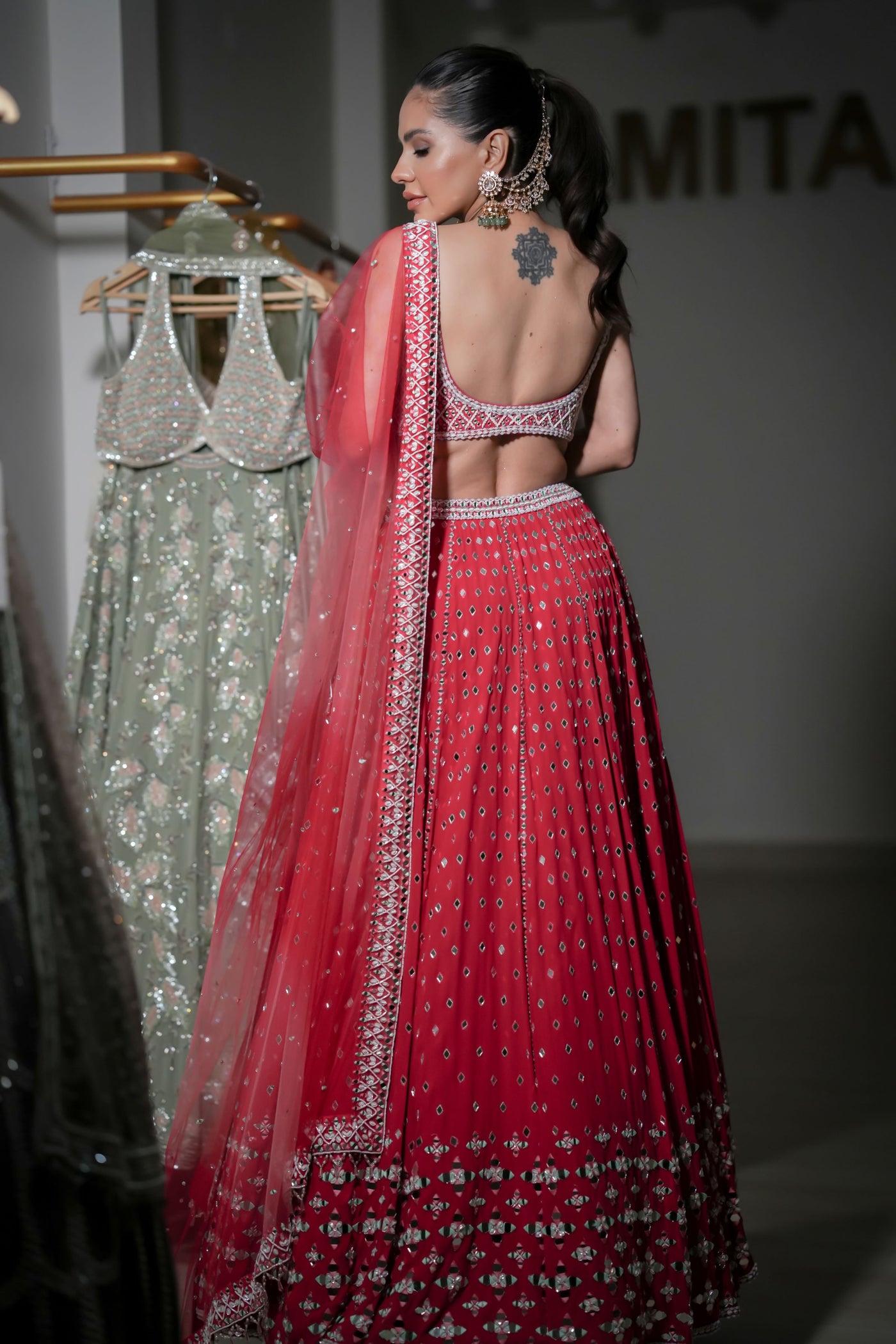 Kavita Arora in our Fuchsia pink Lehenga Set