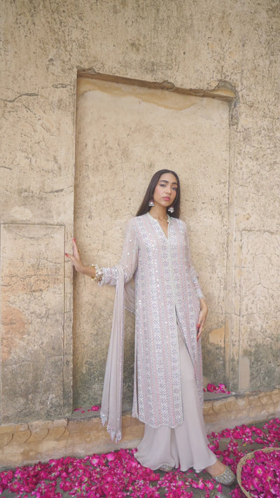 IVORISH BEIGE KURTA SET