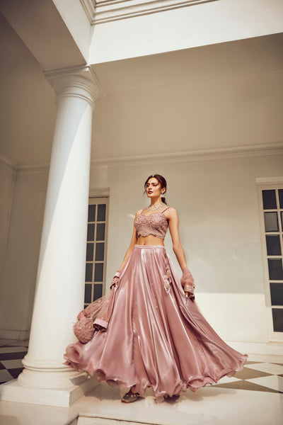 Icy Pink Lehenga Set