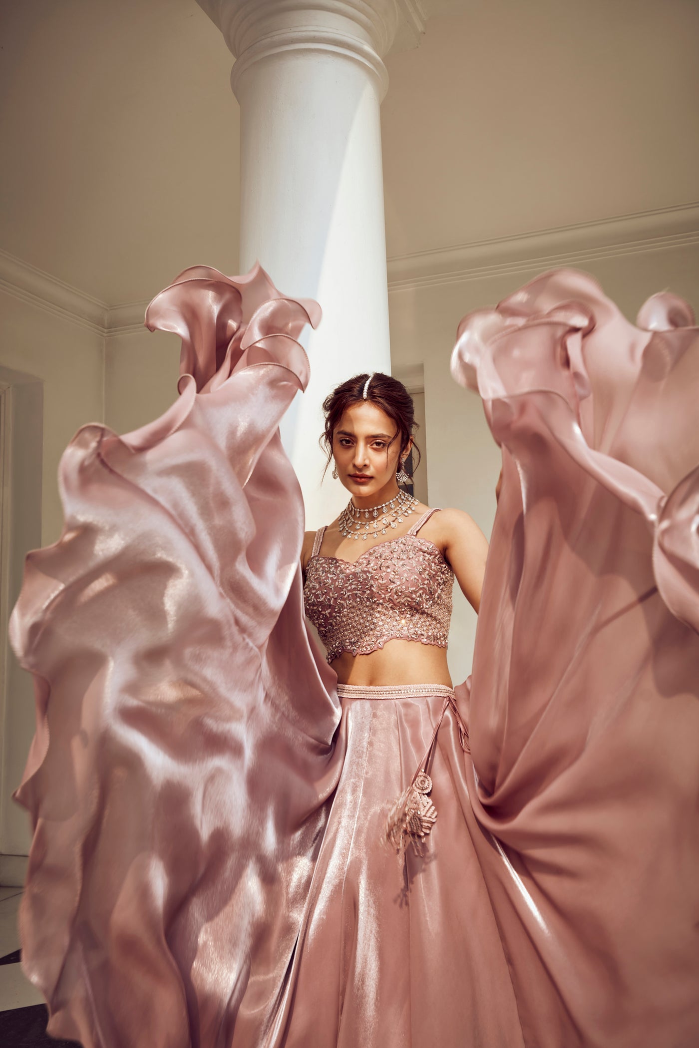 Icy Pink Lehenga Set